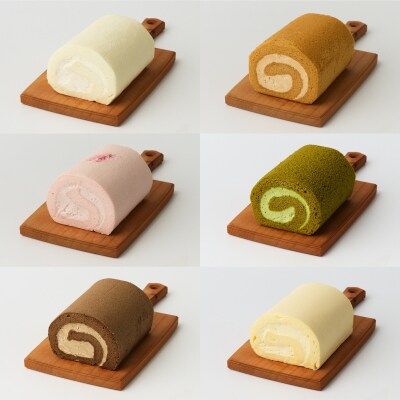 【定期便6回】プレミアム米粉ロールケーキ10種+栗ドーナツ+米粉スコーンセット (H053326)