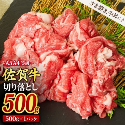 佐賀牛 切り落とし 500g 【A4~A5ランク すき焼き 牛丼 国産黒毛和牛】(H085183)