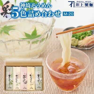 井上製麺 涼味 彩セット M-20(麺5種詰め合わせ) (H057118) | ふるさと納税のお礼品