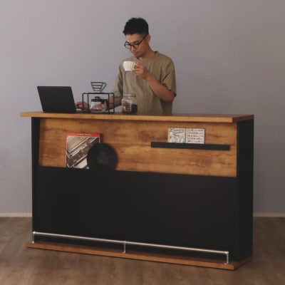 【東馬家具】NEITS(ネイツ)170バーカウンター (H060509)