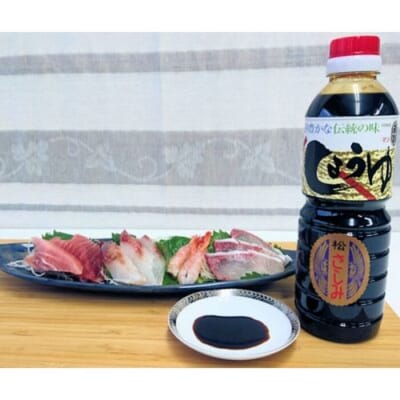 万両特選だしパックお試しサイズ(8g×15入)とJAS上級さしみ醤油 (B-3) (H016209)