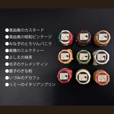 佐賀の人妻プリン 神埼市ふるさと納税限定詰合せ 9種味くらべ(H034110)