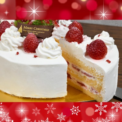 【12月24日にお届け♪】グルテンフリー専門店「いちごのショートケーキ」5号(H053206)