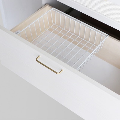 【東馬家具】シロカ 105 キッチンボード WH(H060594)