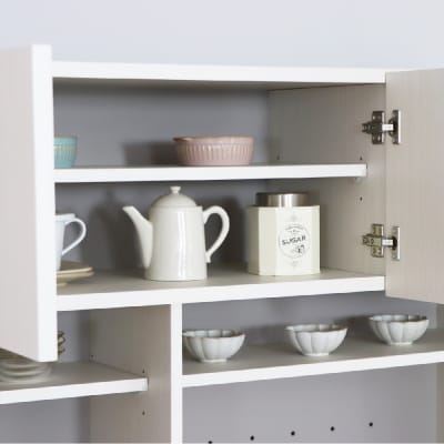 【東馬家具】シロカ 105 キッチンボード WH(H060594)