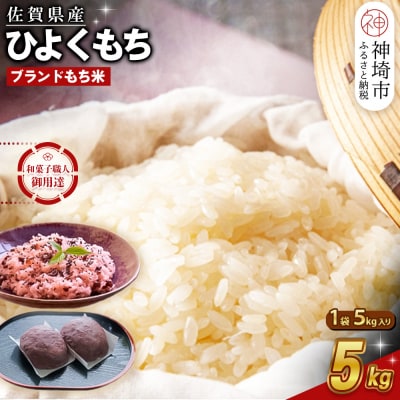 令和7年産 佐賀県産ひよくもち米 5kg(H015221)
