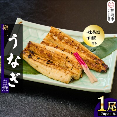 【職人手焼き】国産特大うなぎ白焼1尾(約170g前後)(H097109)