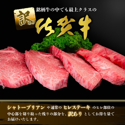 【訳あり】佐賀牛ヒレステーキ200g×5枚(H065175)