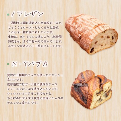 【3カ月定期便】4種類のパン焼きたての味直送便(H111110)