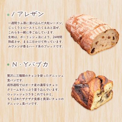 【隔月6回定期便】4種類のパン焼きたての味直送便(H111116)