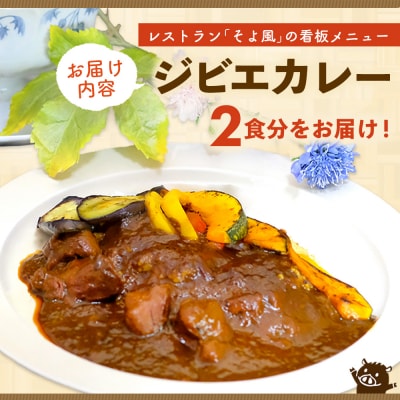 【猪骨スープ】まりこばあちゃんのこだわりジビエカレー2食分(H109101)