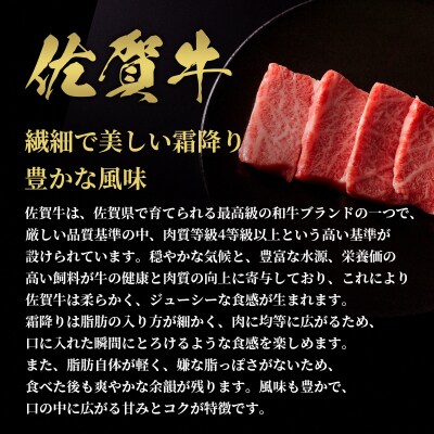 【和牛セレブ】佐賀牛 焼肉肩ロース 200g(H113101)