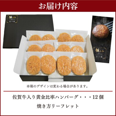佐賀牛入りハンバーグ 120g×12個(H083104)