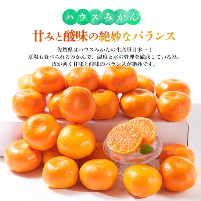 【先行受付 令和8年6月より発送】佐賀県産『ハウスみかん』約2000g 化粧箱入り(H108117)