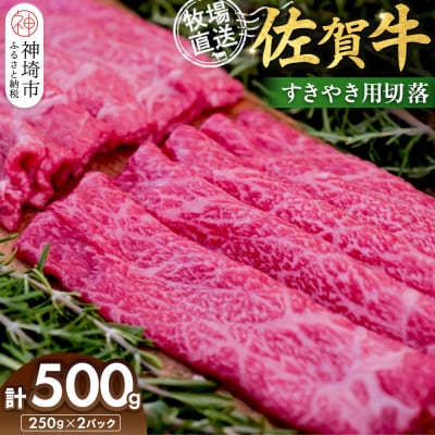 佐賀牛 すきやき用切落500g(H122140)