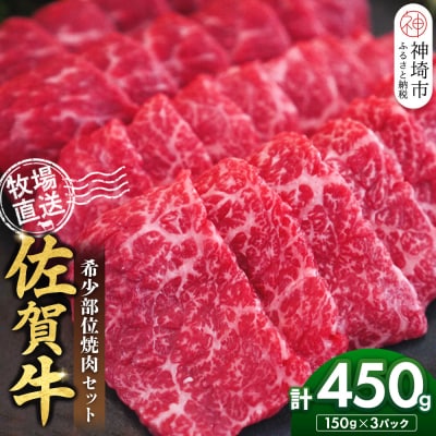 佐賀牛 希少部位焼肉セット450g(H122142)