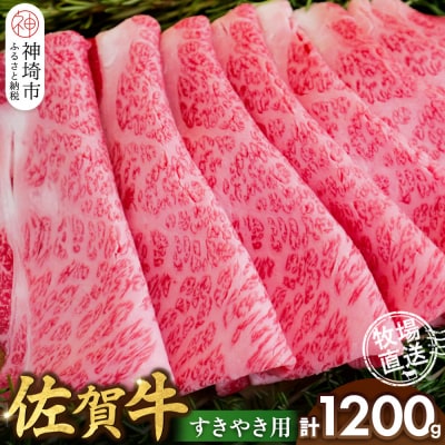 佐賀牛 すきやき用1200g(H122144)