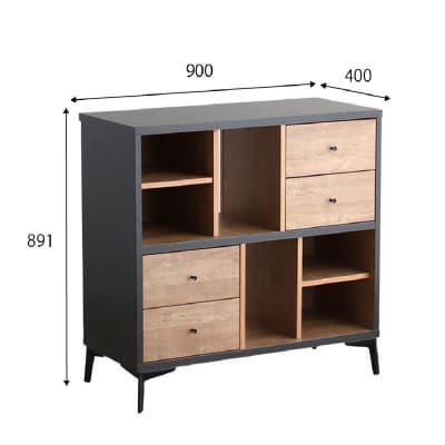 【東馬家具】タナス 90 ローシェルフ(H060636)