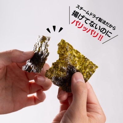 【令和8年7月より発送】お中元(贈答用)有明海産海苔!スチームドライ製法食べ比べ2(H123104)