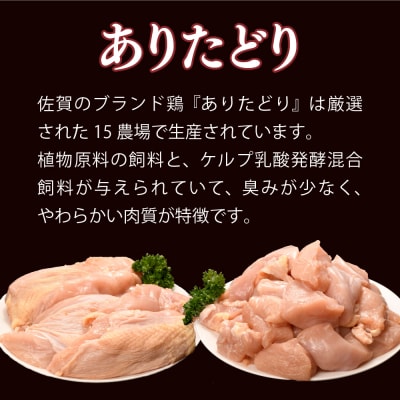 ありたどり 胸肉 ブロック・切り身 3.1kg(H123106)
