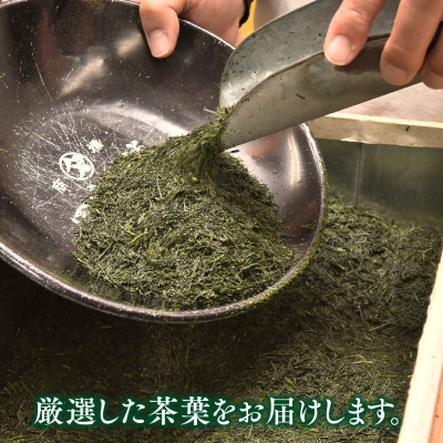 【毎月お届け3回】特上煎茶八重2本と季節のお茶1本(合計100g×3本)(H047128)