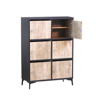 【東馬家具】タナスロッカー 6P(H060697)