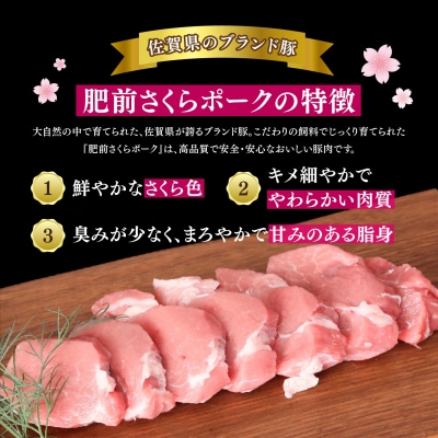 【数量限定】肥前さくらポーク ヒレセット(H107123)
