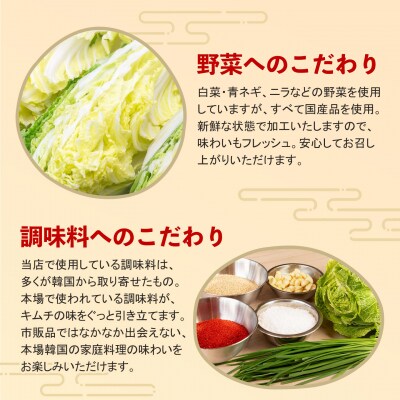 【12カ月定期便】熟成秘伝の高麗人参スプラウトキムチ(1本入り×3袋)(H104195)
