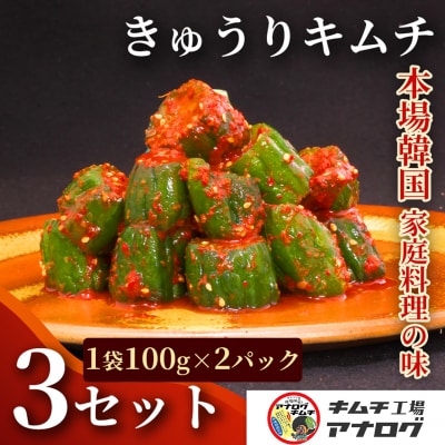 熟成秘伝のオイ(きゅうり)キムチ(100g×6パック)(H104196)
