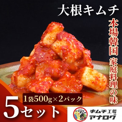発酵旨味の大根カクテキキムチ(500g×10パック)(H104226)