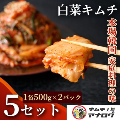 熟成秘伝のてづくり白菜キムチ(500g×10パック)(H104261)