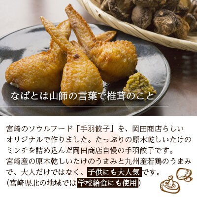 ナバ手羽餃子(12本入×2箱)+椎茸パテ(3本ギフトボックス×2箱)