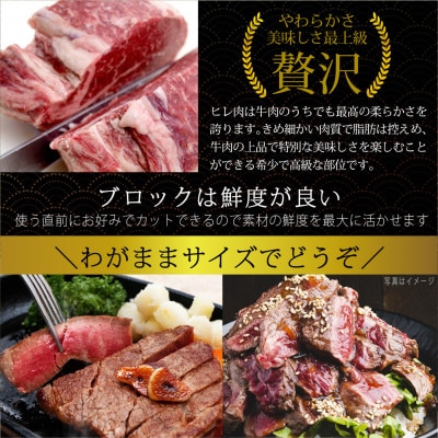 宮崎牛ヒレブロック約1kg