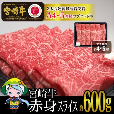 宮崎牛赤身スライス約600g