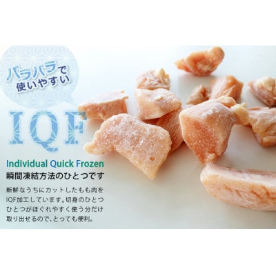 【小分けで便利!】宮崎県産若鶏むね肉切り身 ほぐれやすくて便利な250g×16パック　合計4000g