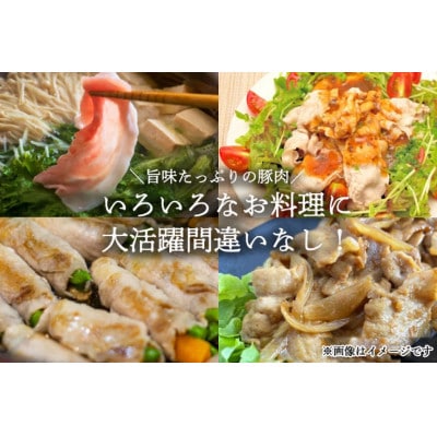 豚ロース しゃぶしゃぶ用 1.5kg(500g×3パック)(美郷町)