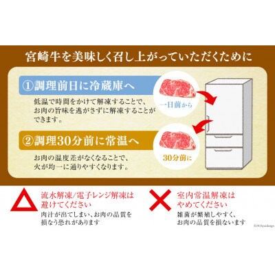 宮崎牛 肩ローススライス&宮崎県産和牛小間切れ 合計500g(美郷町)