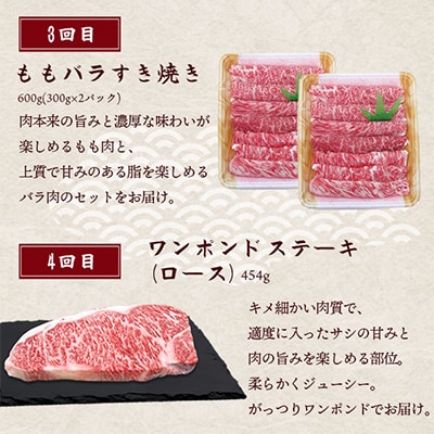 【毎月定期便】宮崎牛お楽しみ全6回