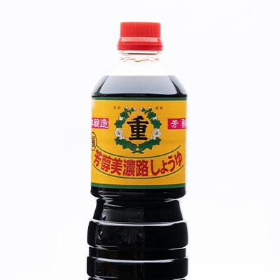 芳醇美濃路しょうゆ(1L×2本)、うまかボン酢(1L×1本)セット