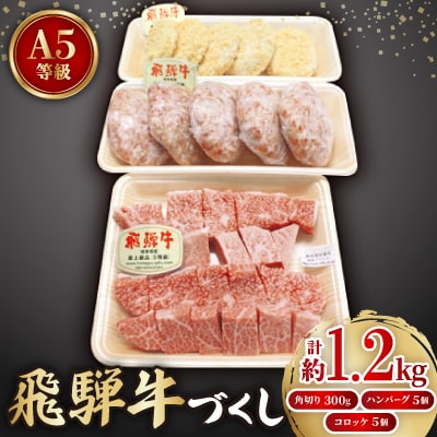 【飛騨牛づくし】鳥文のファミリーセットB