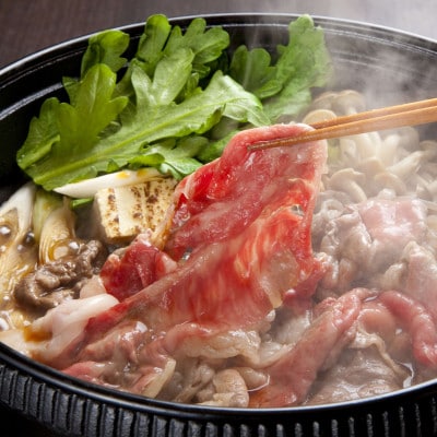 飛騨牛A3・A4等級　モモ・カタ肉 スライス 約500g (すき焼き、しゃぶしゃぶ用)