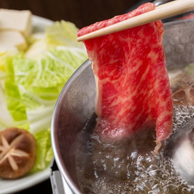 飛騨牛A3・A4等級　モモ・カタ肉 スライス 約500g (すき焼き、しゃぶしゃぶ用)