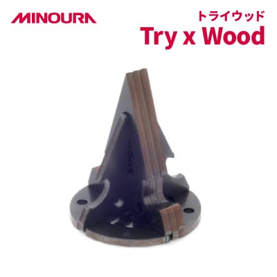 MINOURAのトライウッド「Try x Wood」　組み立て式薪割り台　キャンプやBBQで活躍