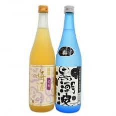 焼酎 黒潮波(くろしおなみ)720mlと紀州完熟南高梅「梅酒」720mlの2本セット(紀美野町)