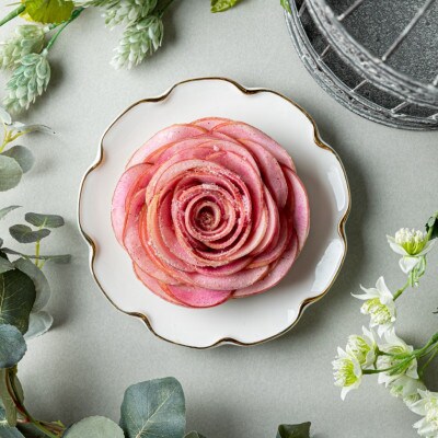 ロースイーツ　アップルローズフラワータルト　12cm