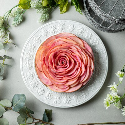 ロースイーツ　アップルローズフラワータルト　18cm