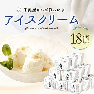 牛乳屋さんが作ったアイスクリーム 18個セット