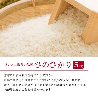 【無洗米】宮崎県令和3年産コシヒカリ・ヒノヒカリ食べ比べ10kgセット