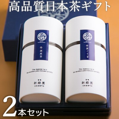 宮崎日本茶専門店　特撰煎茶100g　特撰ぐり茶100g【SGK30】