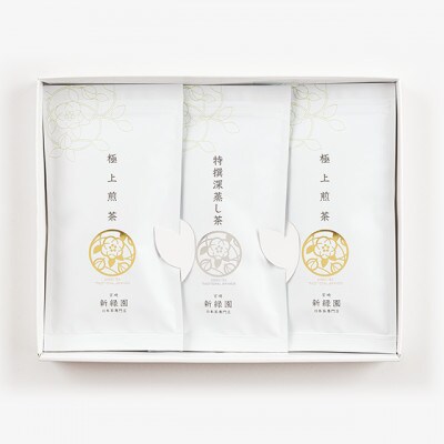 宮崎日本茶専門店　極上煎茶100g×2　特撰深蒸し茶100g【SF47】